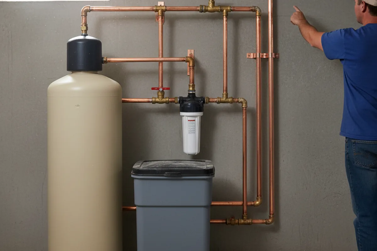 Whole-house water treatment system installed in Algonquin